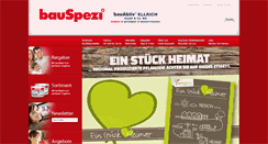 Desktop Screenshot of bauspezi-ellrich.de
