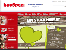 Tablet Screenshot of bauspezi-ellrich.de
